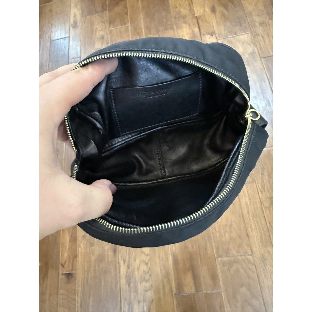 THE ROW Belt Bag Fanny Black Nylon Leather Trimmed Zipper Quiet Luxury Designer - Picture 10 of 15